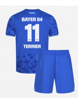 Billige Bayer Leverkusen Martin Terrier #11 Tredjedraktsett Barn 2025-26 Kortermet (+ Korte bukser)